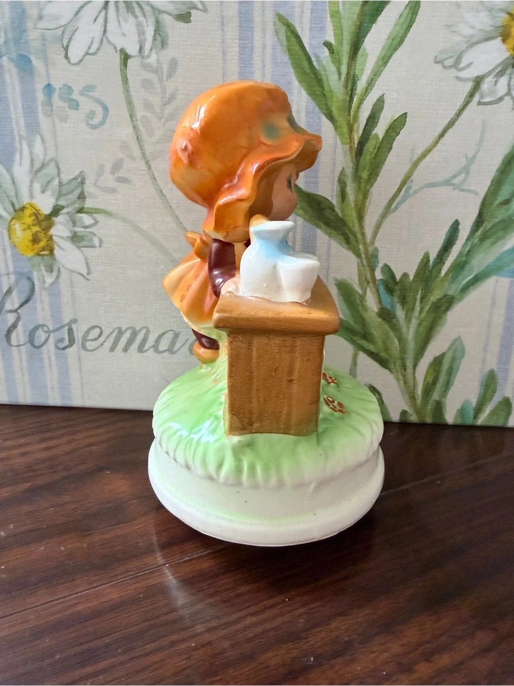 Vintage 1970s tundra imports Ceramic Lemonade 2 Music Figurine Made In Japan